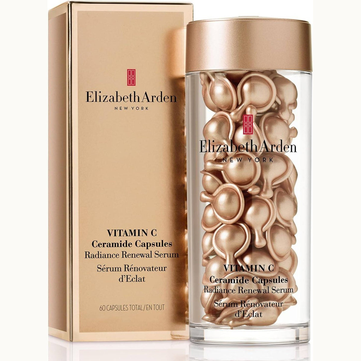 335869 - Serum Elizabeth Arden Vitamin C Ceramide Capsules për Rinovimin e Shkëlqimit, 60 Kapsula