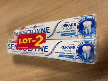312009 - Pastë dhëmbësh Sensodyne Riparon dhe Mbron me Aromë Nenexhiku , 2 cope.