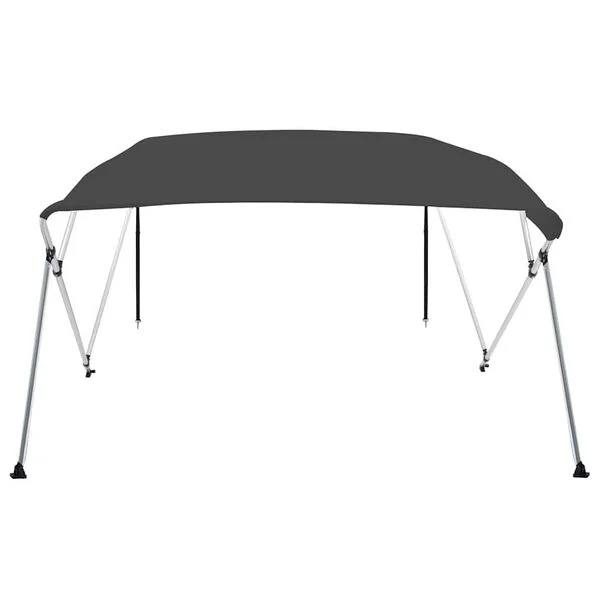 334221 - vidaXL Tendë Dielli për Varkë me 4 Harqe 243x180x137 cm Ngjyrë Antraciti -