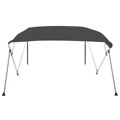 334221 - vidaXL Tendë Dielli për Varkë me 4 Harqe 243x180x137 cm Ngjyrë Antraciti -