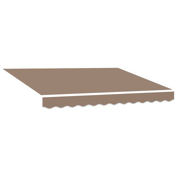 334091 - vidaXL Pëlhurë Zëvendësuese për Tendë Dielli 4x3 m Ngjyrë Kafe e Hirtë (Taupe)