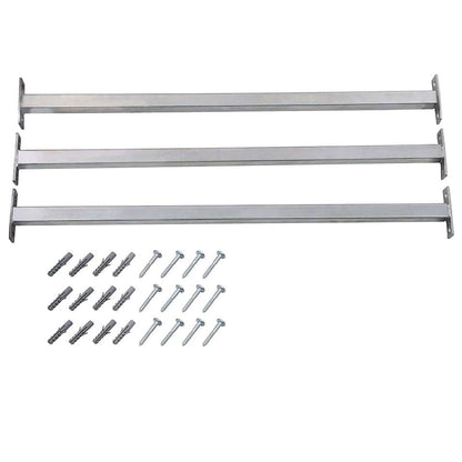 334523 - vidaXL Hekura Sigurie të Rregullueshëm për Dritare 3 Copë 710–1200 mm