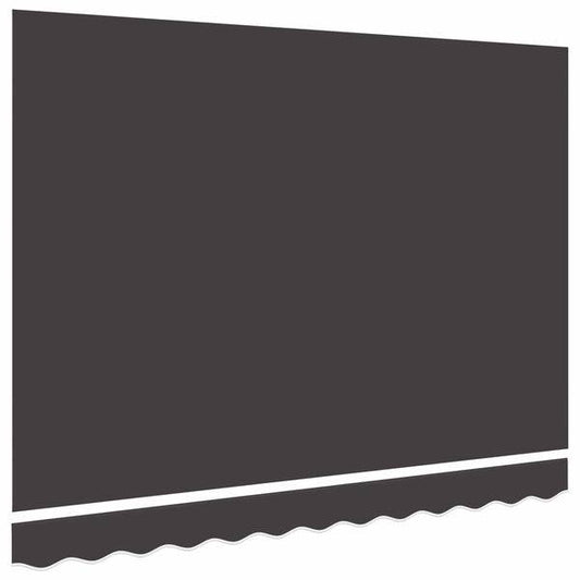 334233 - vidaXL Pëlhurë Zëvendësuese për Tendë Dielli 300x250 cm Ngjyrë Gri