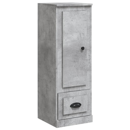 334541 - vidaXL Dollap i lartë, 36 × 35,5 × 103,5 cm, dru i përpunuar, gri betoni