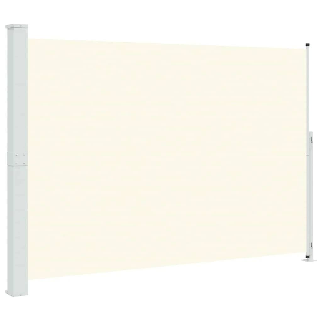 334236 - vidaXL Tendë anësore e tërheqshme, krem, 220 × 300 cm