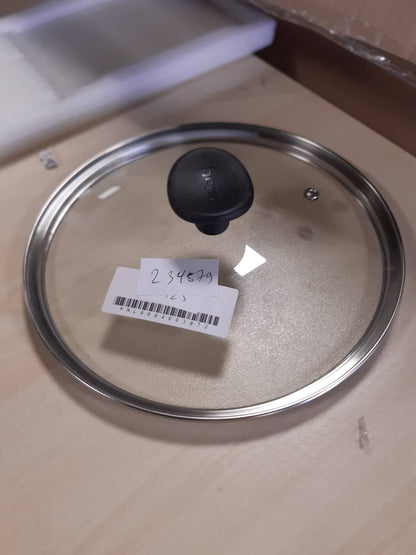 234579 HEVSTIL kapak universal për tenxhere, tiganë dhe tava, kapak xhami transparent 9 inç / 9.1 in me dorezë silikoni rezistente ndaj nxehtësisë