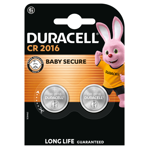267441 - DURACELL Bateri CR2016 (2 copë), bateri litiumi CR 2016 3V