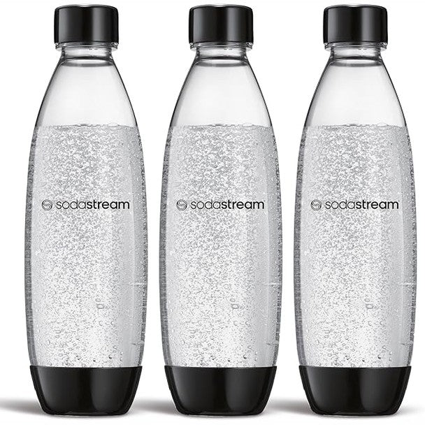179778 - SODASTREAM Shishe Plastike FUSE, 0.8L, pa BPA, e Zezë, i Përshtatshëm për Lavastovilje, i Pajtueshëm me DUO, E-DUO, Terra dhe të Tjerë, Pako me 2 Copë