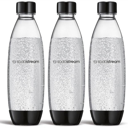 179778 - SODASTREAM Shishe Plastike FUSE, 0.8L, pa BPA, e Zezë, i Përshtatshëm për Lavastovilje, i Pajtueshëm me DUO, E-DUO, Terra dhe të Tjerë, Pako me 2 Copë