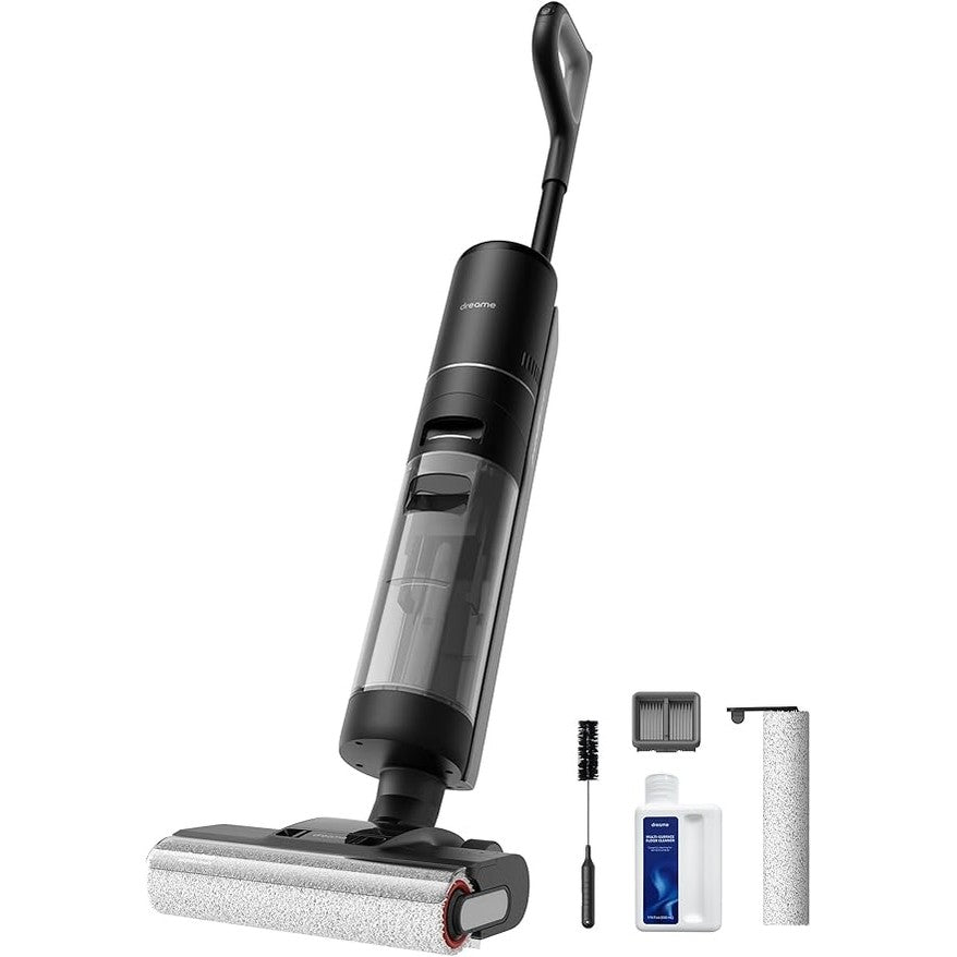 84051 - DREAME H12 Pro Fshesë pa Tel, Pastrim Skajesh, Me Vetëpastrim dhe Tharje me Ajër të Nxehtë, Rezervuar Uji 900ml, Kapacitet Baterie 35 Minuta, Përshtatëshme për Qime të Kafshëve Shtëpiake dhe Dysheme të Forta