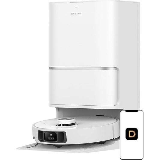 89027 - DREAME Robot-Fshesë L40 Ultra, Fuqi Pastrimi 11,000Pa, Mopa vetëpastruese me ujë të nxehtë në 65°C, Zbrazje automatike, Kontroll me zë, Furçë anësore e zgjerueshme dhe e ngritshme