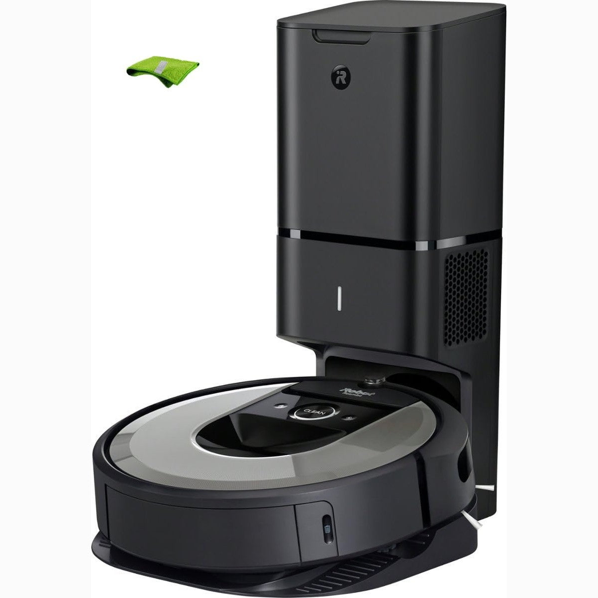 94048 - iROBOT Roomba Combo i8+ Fshesë me Korrent Robotike, Bazë Që Zbrazet Vetë, Mëson Përmendësh Planin e Katit të Shtëpisë, I Përshtatshëm Për Qimet e Kafshëve Shtëpiake, Furça Gome, Wi-Fi, Aplikacioni, Ngjyrë Argjendi.