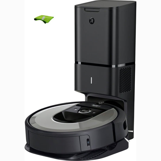 94048 - iROBOT Roomba Combo i8+ Fshesë me Korrent Robotike, Bazë Që Zbrazet Vetë, Mëson Përmendësh Planin e Katit të Shtëpisë, I Përshtatshëm Për Qimet e Kafshëve Shtëpiake, Furça Gome, Wi-Fi, Aplikacioni, Ngjyrë Argjendi.