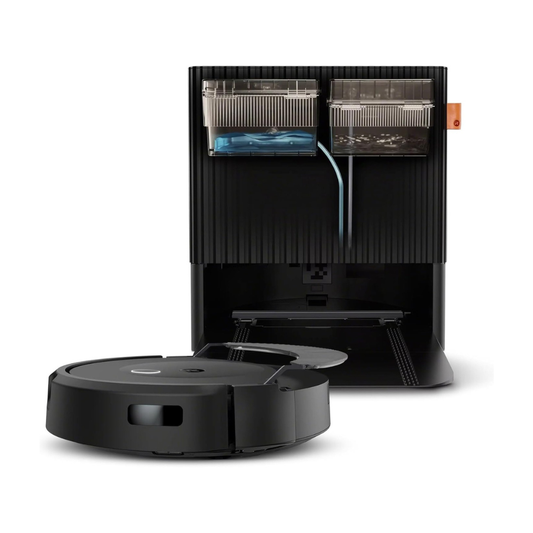 94001 - iROBOT Roomba Combo 10 Max, Robot Fshesë 2-në-1 me Stacion Vetëzbrazës/Mbushjeje dhe Pastrim, Zbulim dhe Shmangie Objektesh, Hartëzim dhe Kujtesë Mjedisore, Ngjyra e Zezë