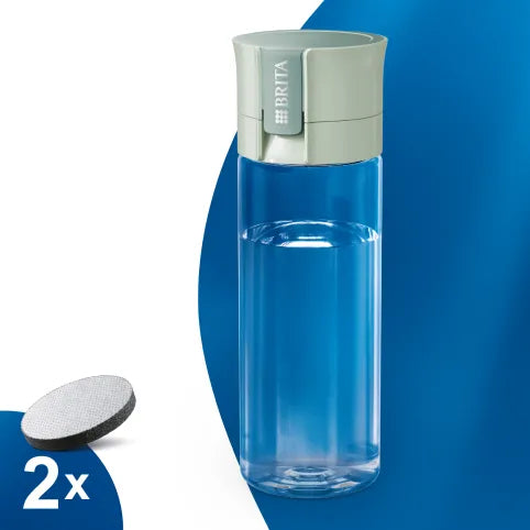 205951 - BRITA Shishja e Ujit Vital me Filtër dhe Kajsi, Zvogëlon Klorin dhe Grimcat e Imëta, Ruan Minerale, Kapaciteti 0.6 L