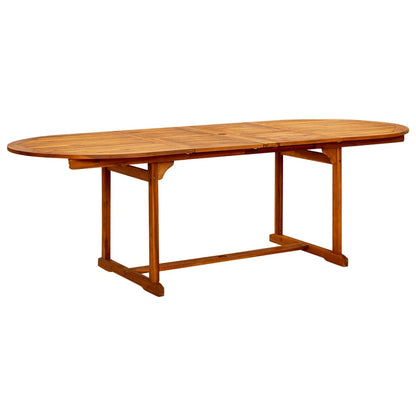 141455 - vidaXL Tavolinë Ngrenie Kopshti (160-240) x 100 x 75 cm Dru Akacie i Fortë