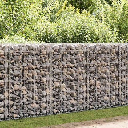 280010 - VIDAXL Shportë Gabioni Çelik i Galvanizuar 200x30x100 cm