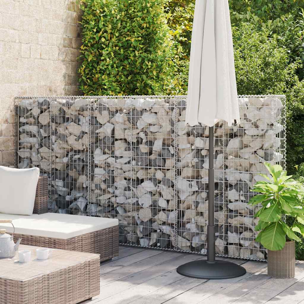 244520 - vidaXL Mur Gabioni me Kapakë, Çelik i Galvanizuar, 100x20x150 cm