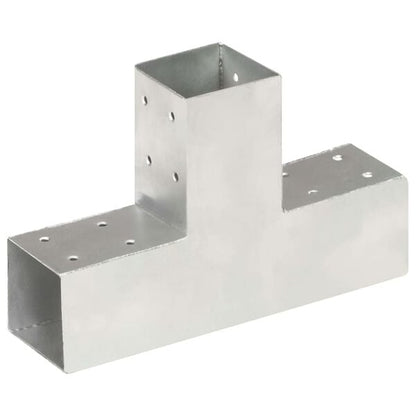 244324 - VIDAXL Lidhës Shtylle në Formë T Metali i Galvanizuar 71x71 mm
