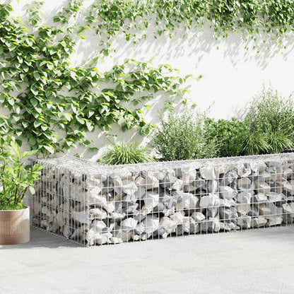 244427 - vidaXL Mur Gabioni me Mbulesa 900x30x50 cm – Çelik i Galvanizuar