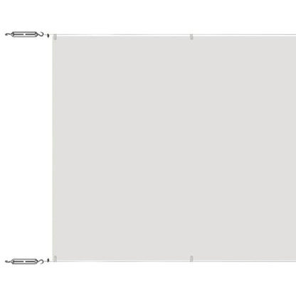 333020 - VIDA XL Tendë Vertikale e Bardhë 140x600 cm Pëlhurë Oxford
