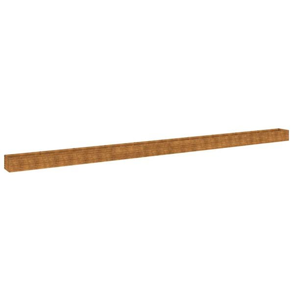 334031 - VIDAXL Shtrat i ngritur për kopsht 960x50x36 cm prej çeliku Corten