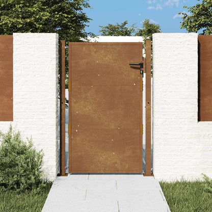 280037 - VIDAXL Portë Kopshti 100x150 cm Çelik Corten e ndryshkur.