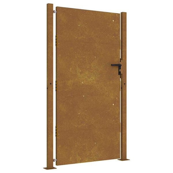 333032 - VIDAXL Portë Kopshti 100x175 cm Çelik Corten