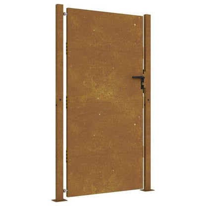 333032 - VIDAXL Portë Kopshti 100x175 cm Çelik Corten