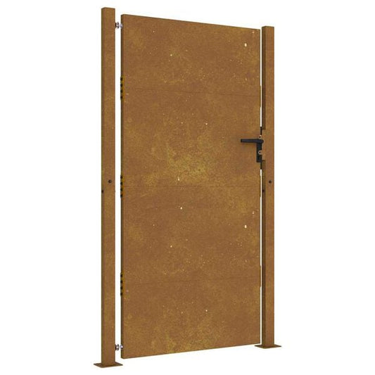 333032 - VIDAXL Portë Kopshti 100x175 cm Çelik Corten