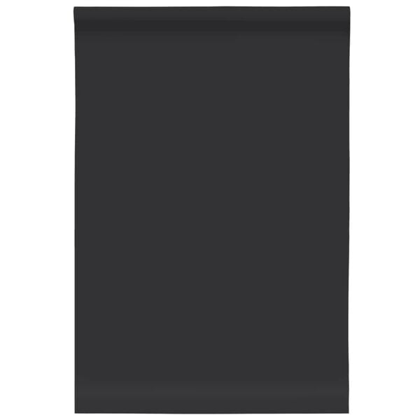 333041 - VIDAXL Ngjitëse Mobiljesh Vetëngjitëse e Zezë Mat, 90x500 cm, PVC