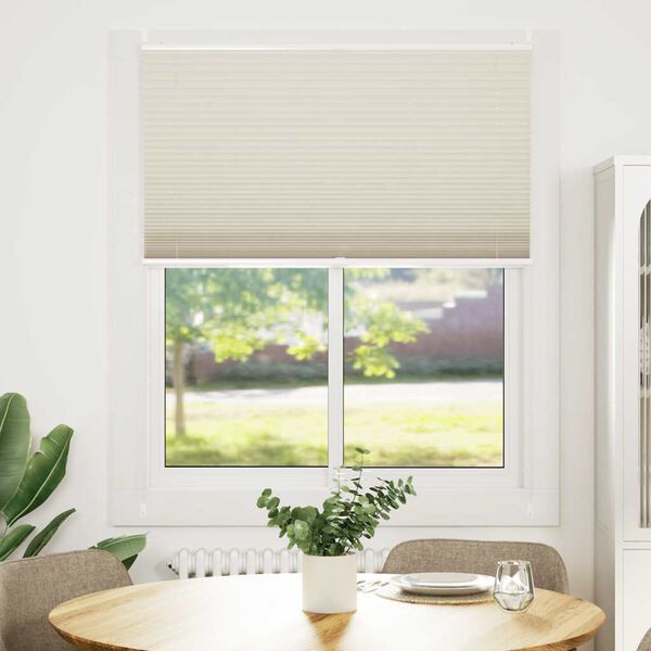 333311 - VIDAXL Plissee Faltrollo Rollo Plisseerollo 100x150cm Krem