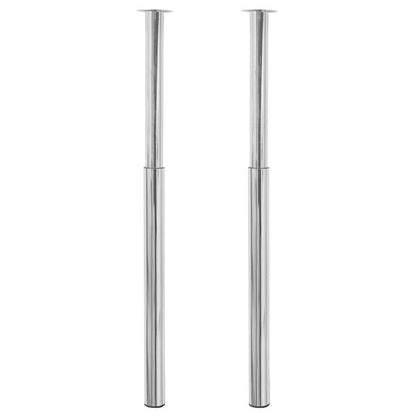 244377 - 2 Këmbë Tavoline Teleskopike Krom 710 mm-1100 mm