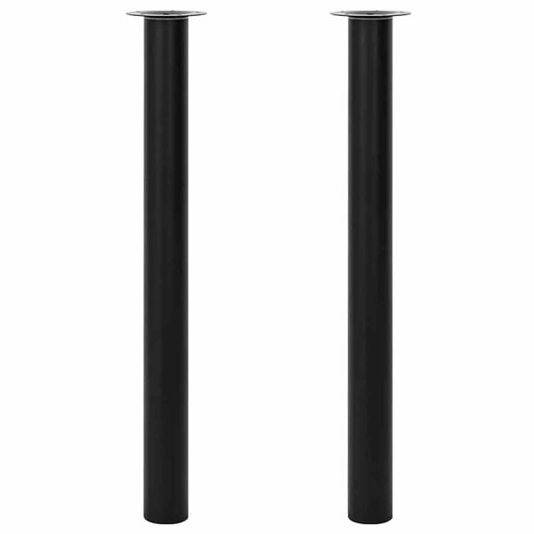 291062 - 2 Këmbë Tavoline Teleskopike të Zeza 710 mm-1100 mm