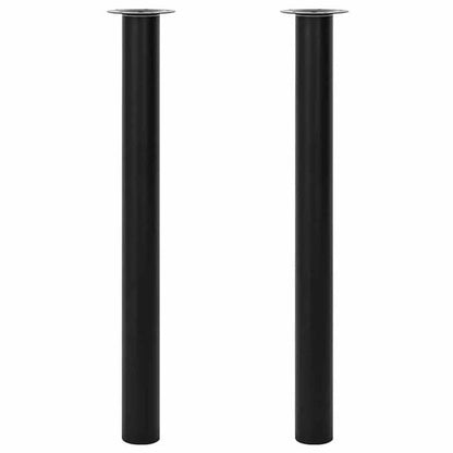 291062 - 2 Këmbë Tavoline Teleskopike të Zeza 710 mm-1100 mm
