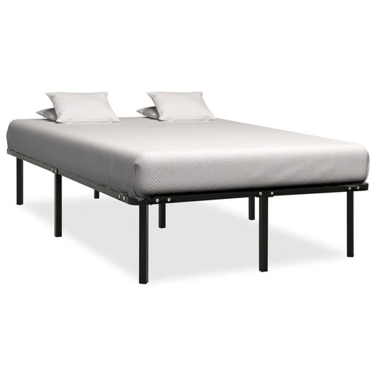 280073 - VIDA XL Kornizë shtrati pa dyshek, metal i zi 120x200 cm