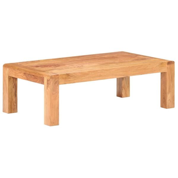 291256 - VIDAXL Tavolinë kafeje 110x60x35 cm prej druri akacie të fortë me ngjyrë mjalti