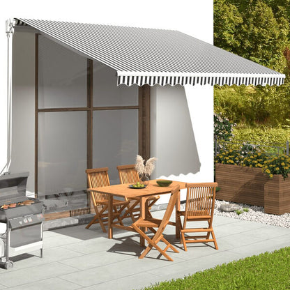 270035 - vidaXL Pëlhurë Zëvendësuese për Tendë 4x3 m – Anthracite & White