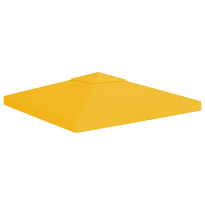 265082 - VIDAXL Mbulesë Sipërfaqeje për Gazebo me 2 Kate 310 g/m² 3x3 m e Verdhë