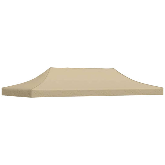 333089 - VIDAXL Çati Tende për Festa 6x3 m Ngjyrë Bezhë 270 g/m2