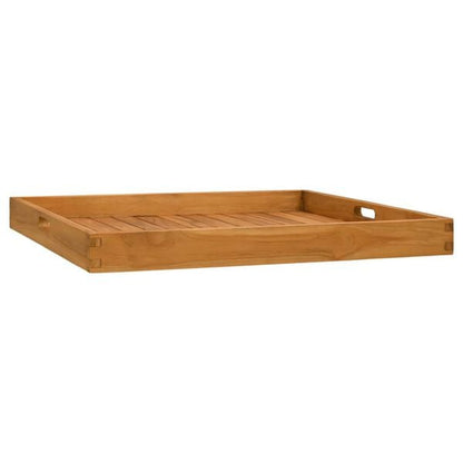 334080 - VIDAXL Tabaka Servimi 70x70 cm Dru Tiku i Fortë