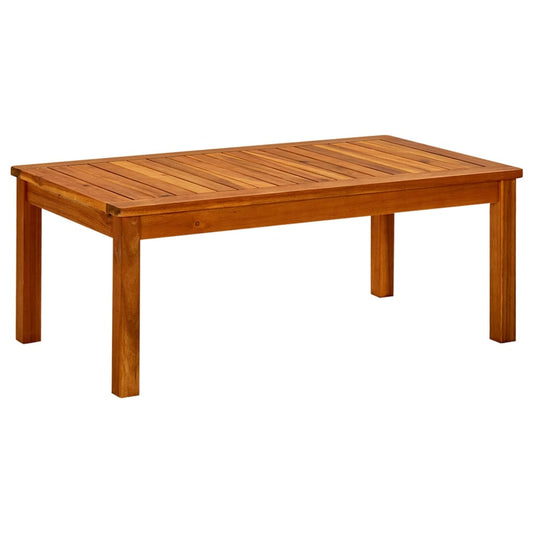 334088 - VIDAXL Tavolinë kafeje për kopsht 90x50x36 cm prej druri akacie të fortë