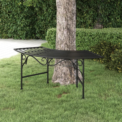 265135 - VIDAXL Stol për pemë 113 cm Çelik i zi