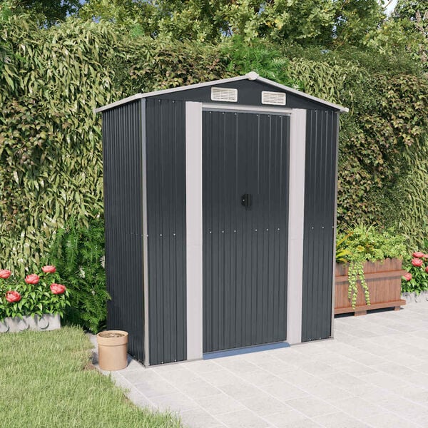334113 - VIDA XL Kasolle Kopshti Antracit 192x108x223 cm Çelik i Galvanizuar