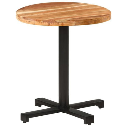 244475 - VIDAXL Tavolinë Bistro e Rrumbullakët Ø70x75 cm Dru Akacie i Fortë