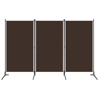 291132 - VIDA XL Ndarës Dhome me 3 Panele, Ngjyrë Kafe 260x180 cm