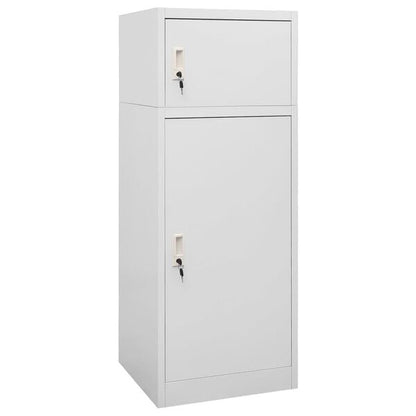 333140 - VIDAXL Kabinet Shale Gri 53x53x140 cm Çelik