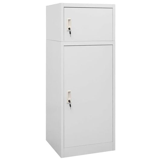 333140 - VIDAXL Kabinet Shale Gri 53x53x140 cm Çelik