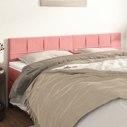 280168 - VIDA XL Koka e shtratit Rozë 160x5x78/88 cm, Kadife