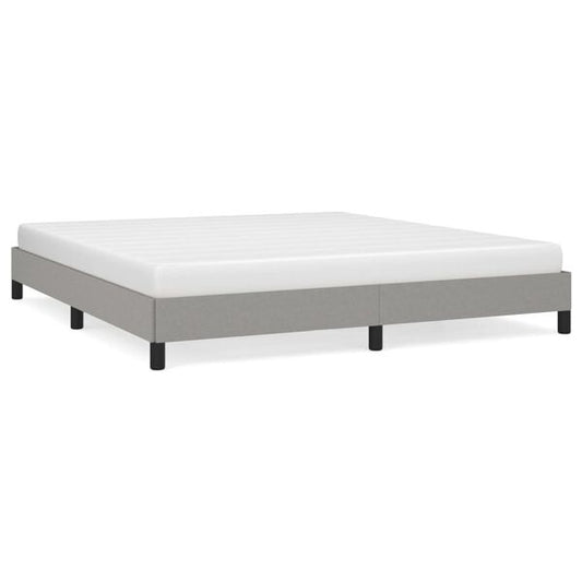 212263 - VIDAXL Kornizë Kreveti pa Dyshek, Gri e Çelët 160x200 cm, Material
